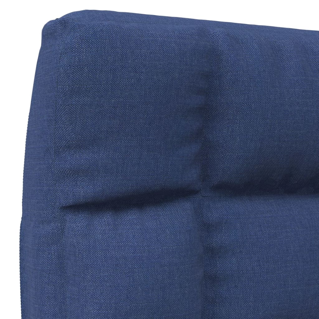 Silla de suelo plegable de tela azul