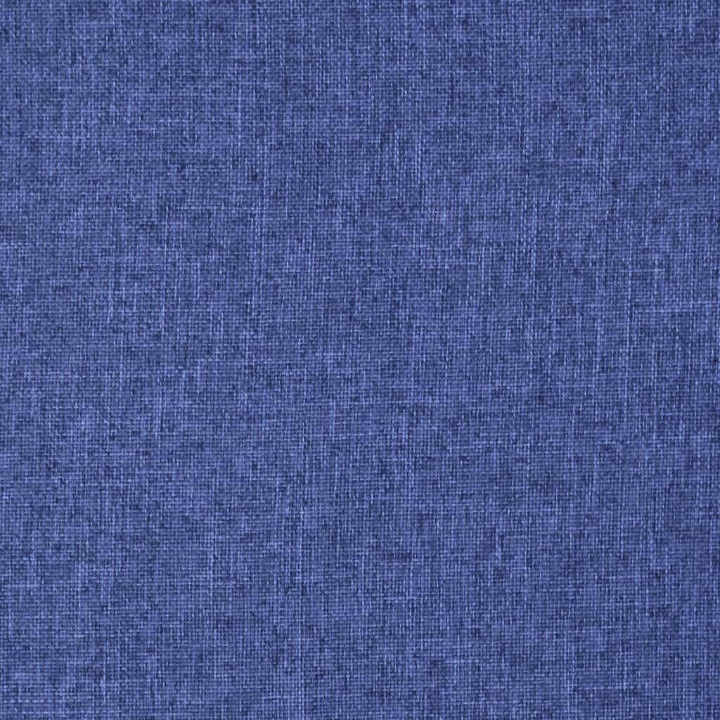 Silla de suelo plegable de tela azul