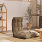 Silla de suelo plegable de tela azul