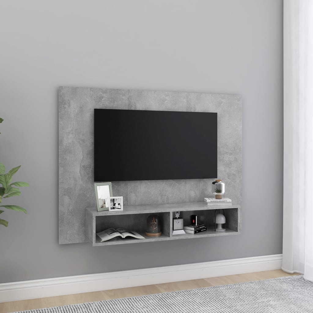 Móvel de TV de madeira de pinho maciço 110x30x33,5 cm