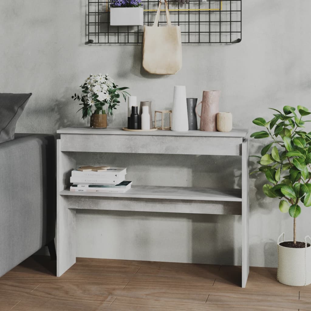 Black Plywood Console Table 78x30x80 cm