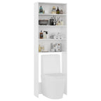 Armario de lavadora blanco 64x24x190 cm