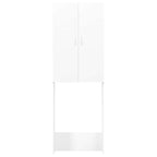 Armario de lavadora blanco 64x25,5x190 cm