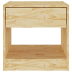 Mesitas de noche 2 uds madera maciza de pino 40x31x40 cm