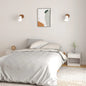 Mesitas de noche 2 uds madera maciza de pino 40x31x40 cm