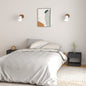 Mesitas de noche 2 uds madera maciza de pino 40x31x40 cm