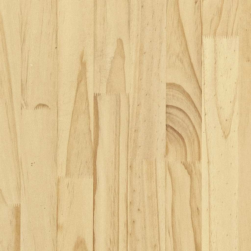 Mesita de noche madera maciza de pino 40x29,5x64 cm