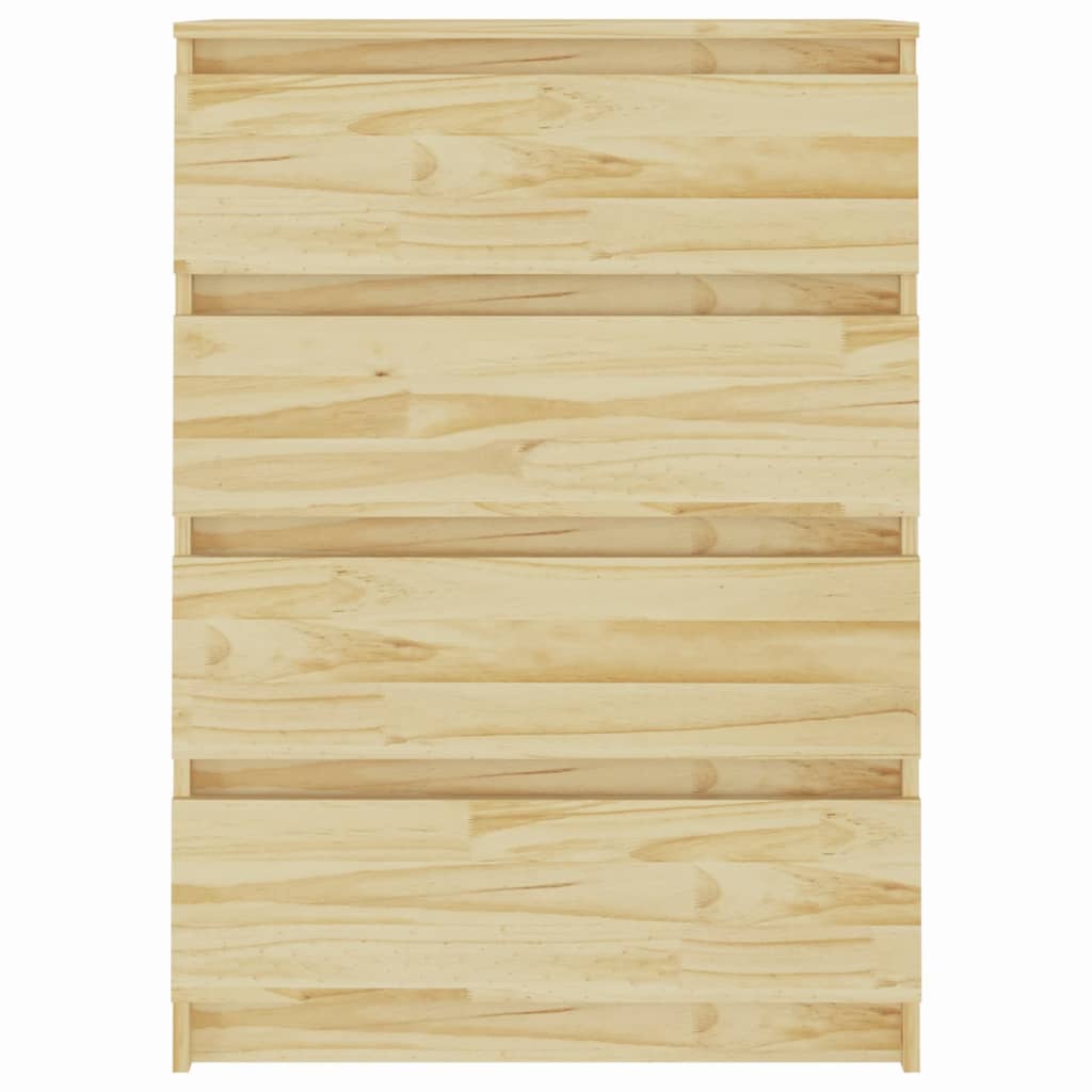 Mueble auxiliar madera maciza de pino 60x36x84 cm