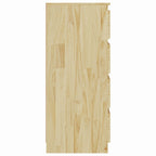 Mueble auxiliar madera maciza de pino 60x36x84 cm