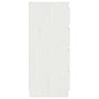 Armario auxiliar madera maciza de pino blanco 60x36x84 cm