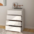 Armario auxiliar madera maciza de pino blanco 60x36x84 cm