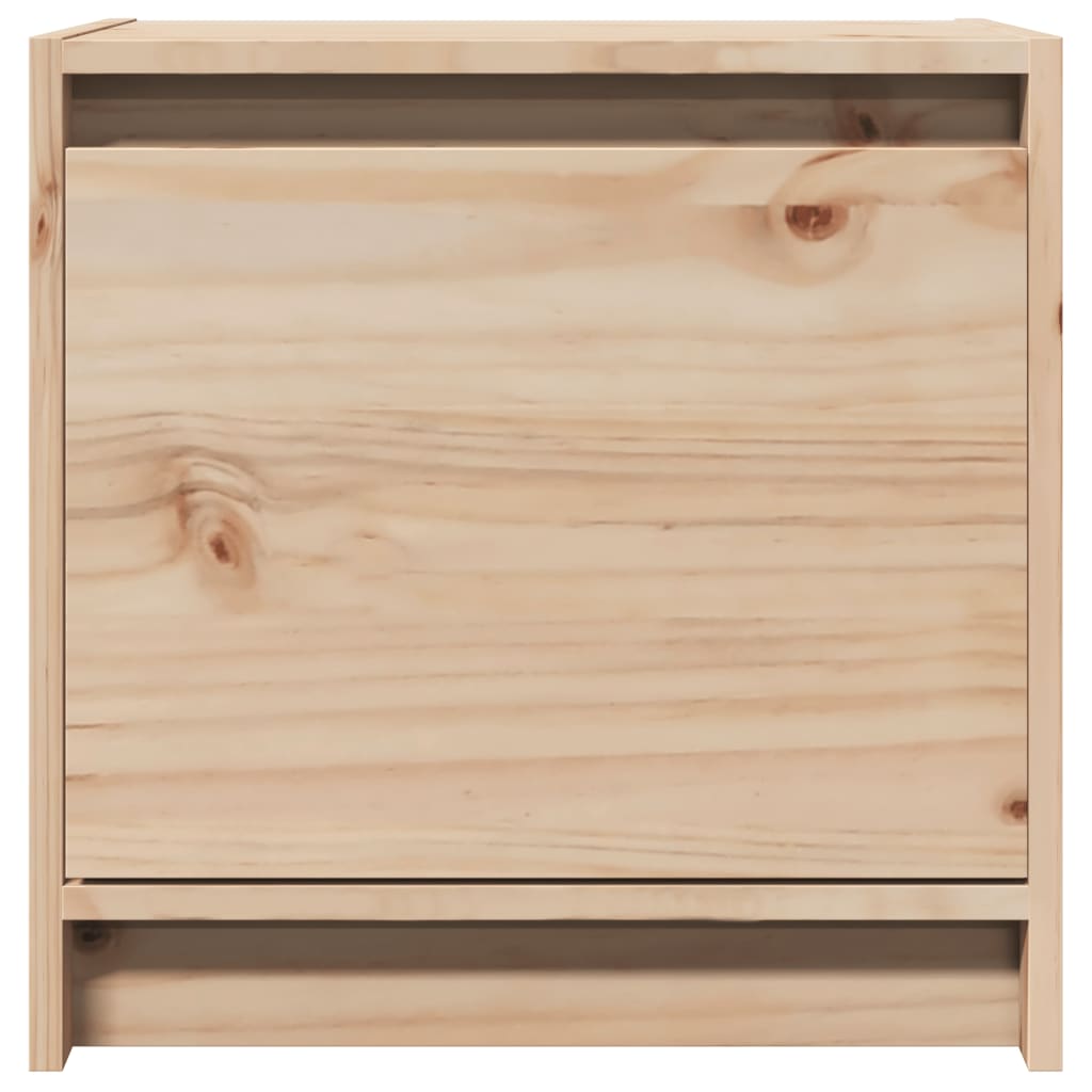 Mesita de noche madera maciza de pino 40x30,5x40 cm