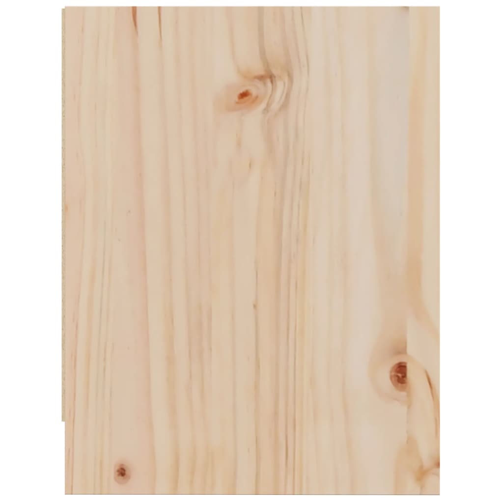 Mesita de noche madera maciza de pino 40x30,5x40 cm