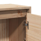 Mesita de noche madera maciza de pino 40x30,5x40 cm