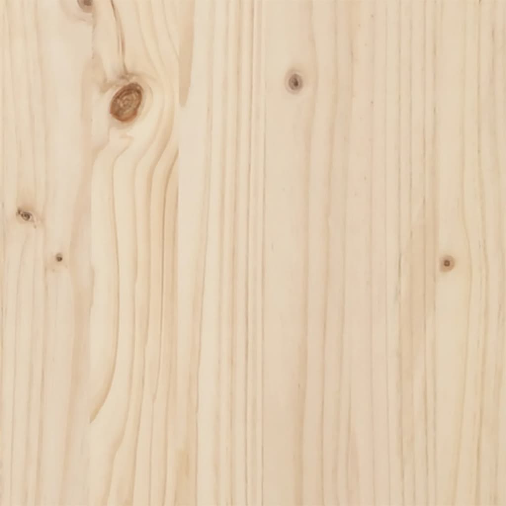 Mesita de noche madera maciza de pino 40x30,5x40 cm