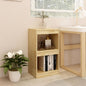 Gray pine wood room divider bookshelf 100x30x103 cm