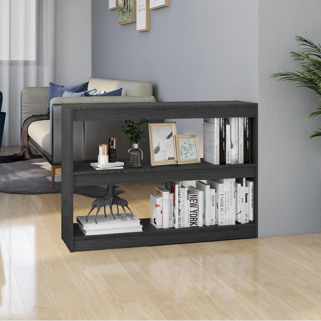 Estantería divisor de espacios madera de pino 40x30x135,5 cm