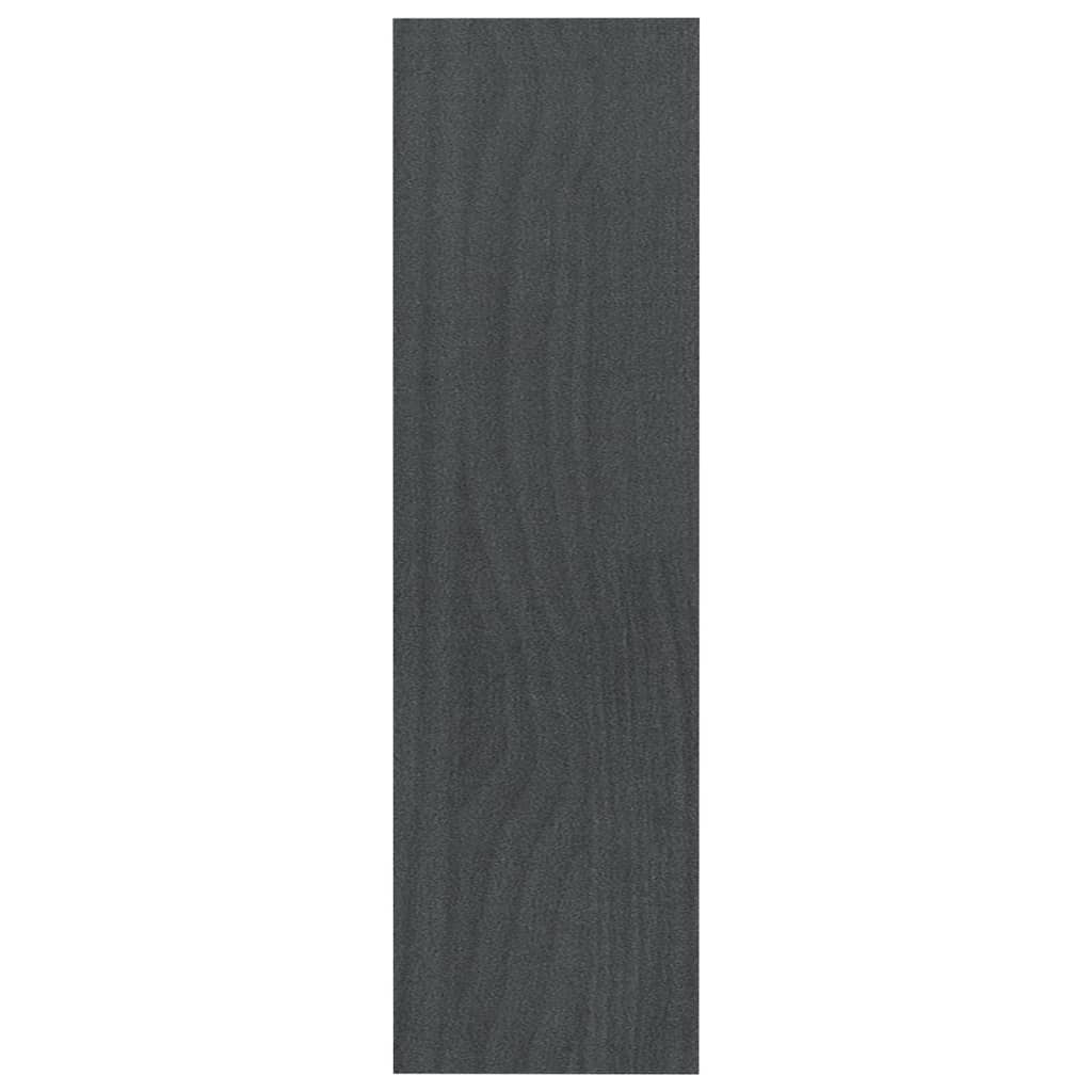 Estantería divisor de espacios madera pino gris 100x30x103 cm