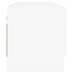 Armario de madera contrachapada blanco 70x32,5x35 cm