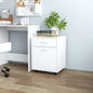 Armario con ruedas madera contrachapada roble Sonoma 45x38x54cm