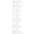 Muebles zapateros 2 uds contrachapada blanco 27,5x27x102 cm