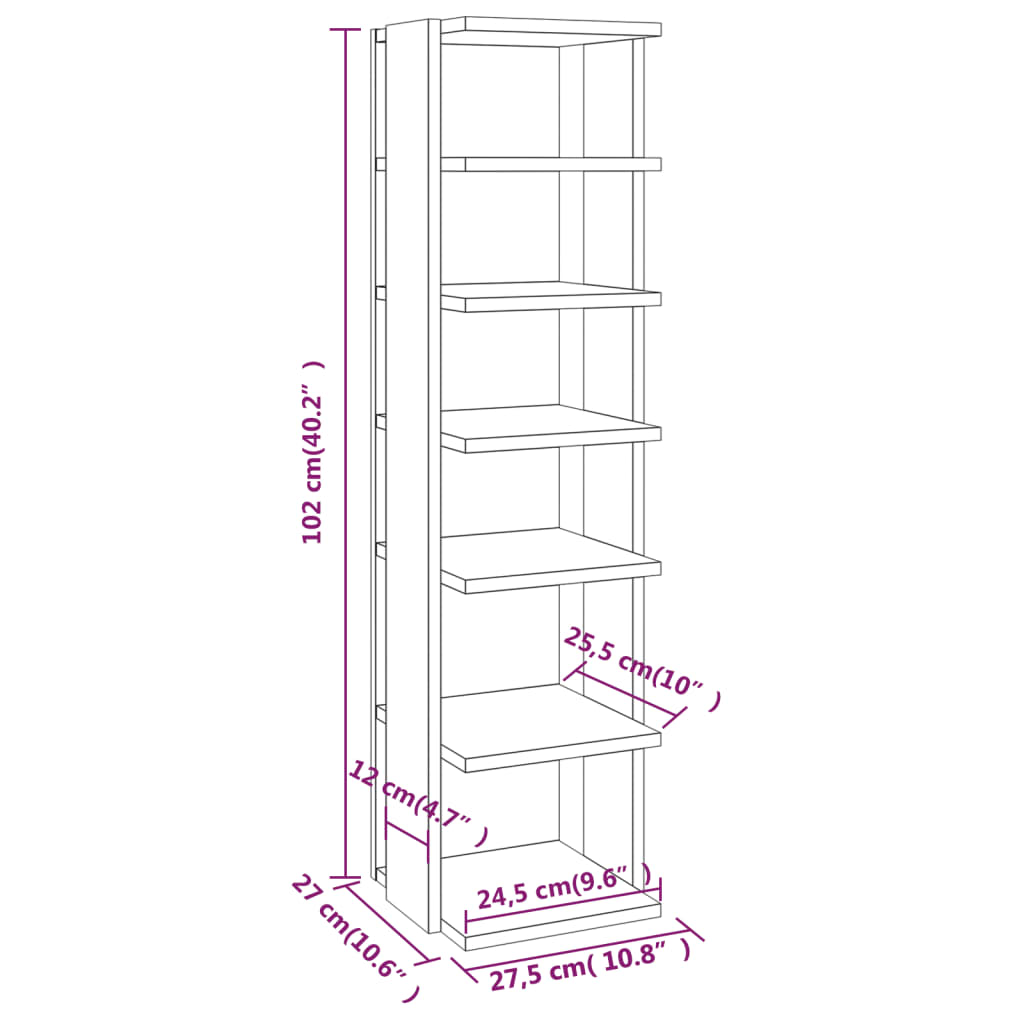 Muebles zapateros 2 uds contrachapada blanco 27,5x27x102 cm