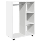 Armario de madera de ingeniería blanco 80x40x110 cm