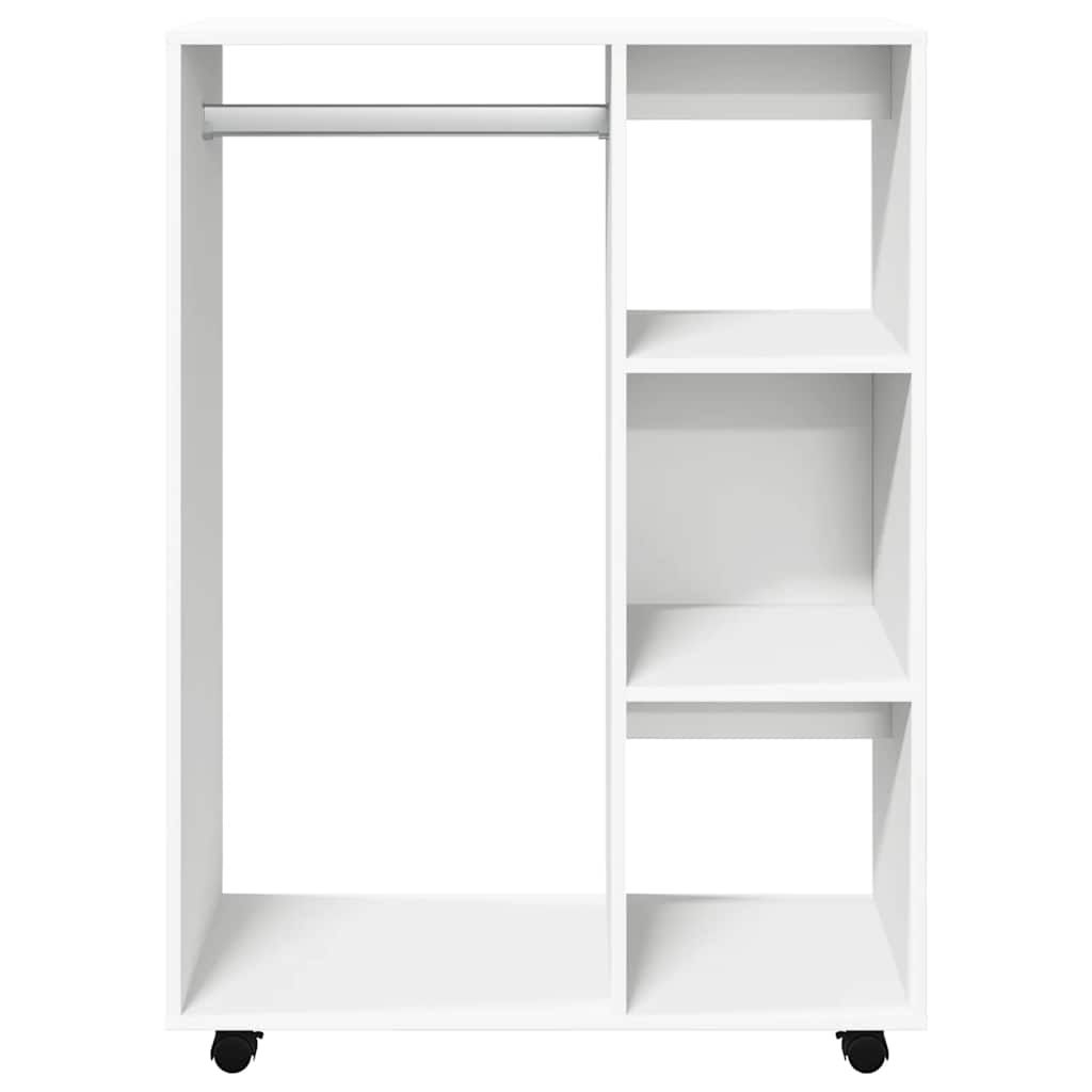 Armario de madera de ingeniería blanco 80x40x110 cm