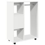Armario de madera de ingeniería blanco 80x40x110 cm