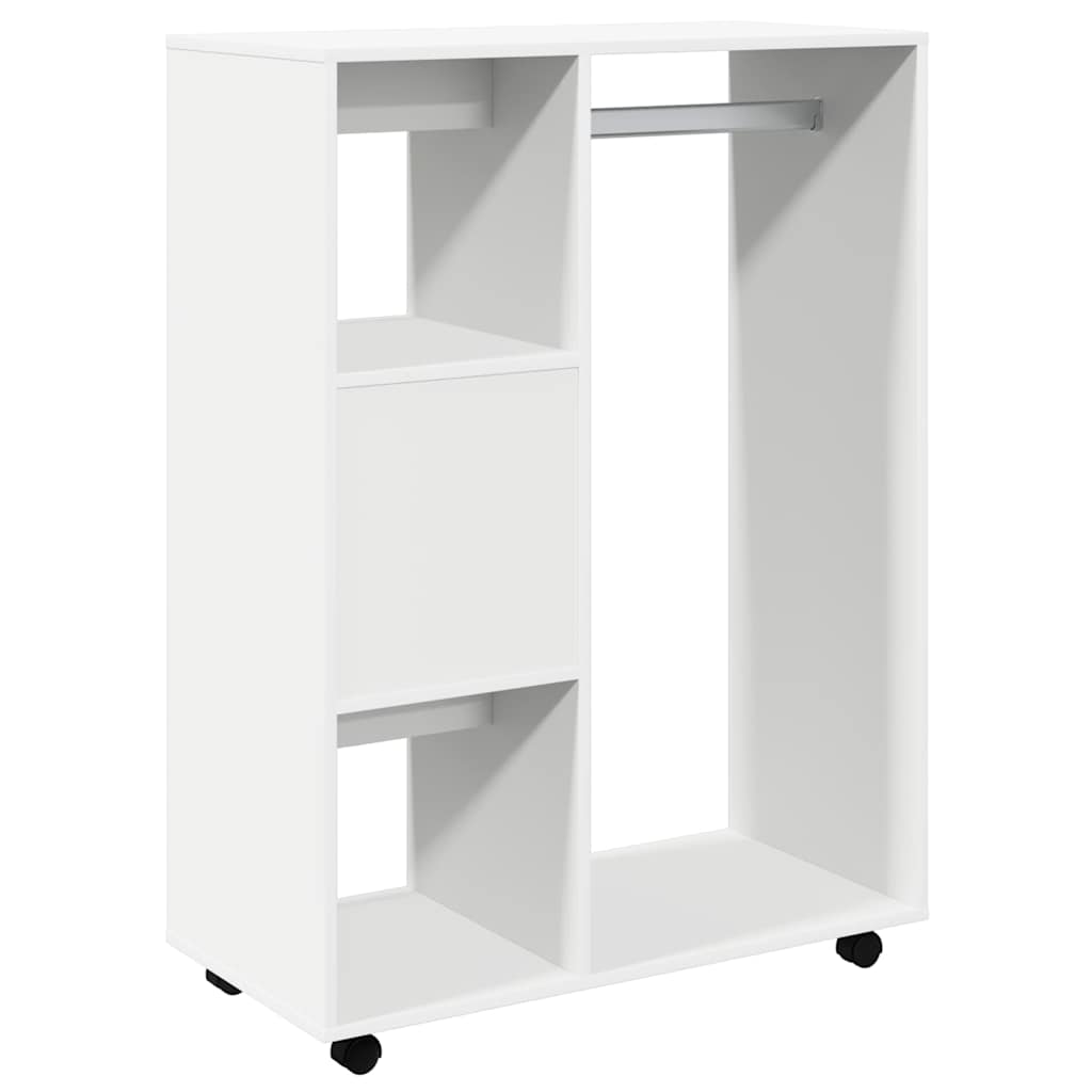 Armario de madera de ingeniería blanco 80x40x110 cm