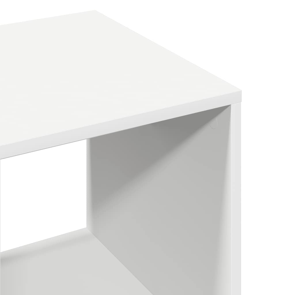 Armario de madera de ingeniería blanco 80x40x110 cm
