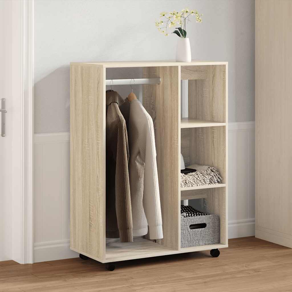 Armario de madera de ingeniería blanco 80x40x110 cm