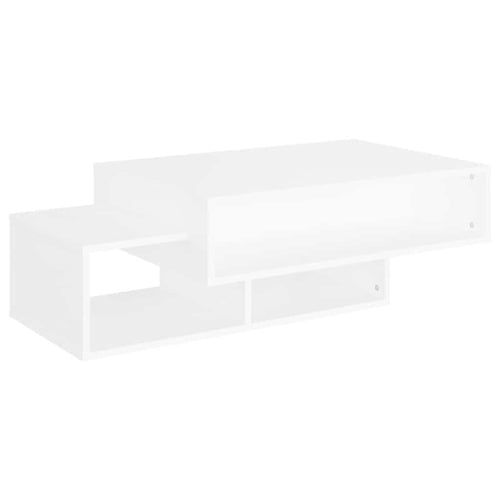Plywood coffee table white 105x55x32 cm