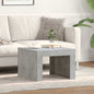 Mesa de centro de madera contrachapada color roble 50x50x35 cm