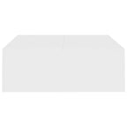 Mesa de centro madera contrachapada blanco 100x100x35 cm