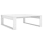White plywood coffee table 100x100x35 cm