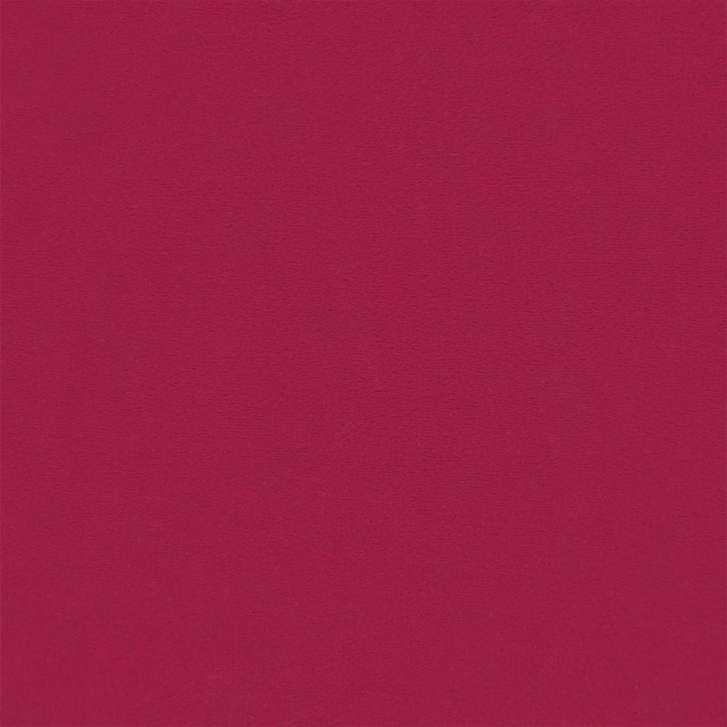 Sofá cama de 2 plazas con dos almohadas terciopelo color vino