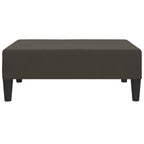 Taburete de terciopelo gris oscuro 78x56x32 cm