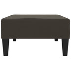 Taburete de terciopelo gris oscuro 78x56x32 cm