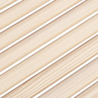 Puerta de armario de lamas 2 uds madera de pino 39,5x39,4 cm