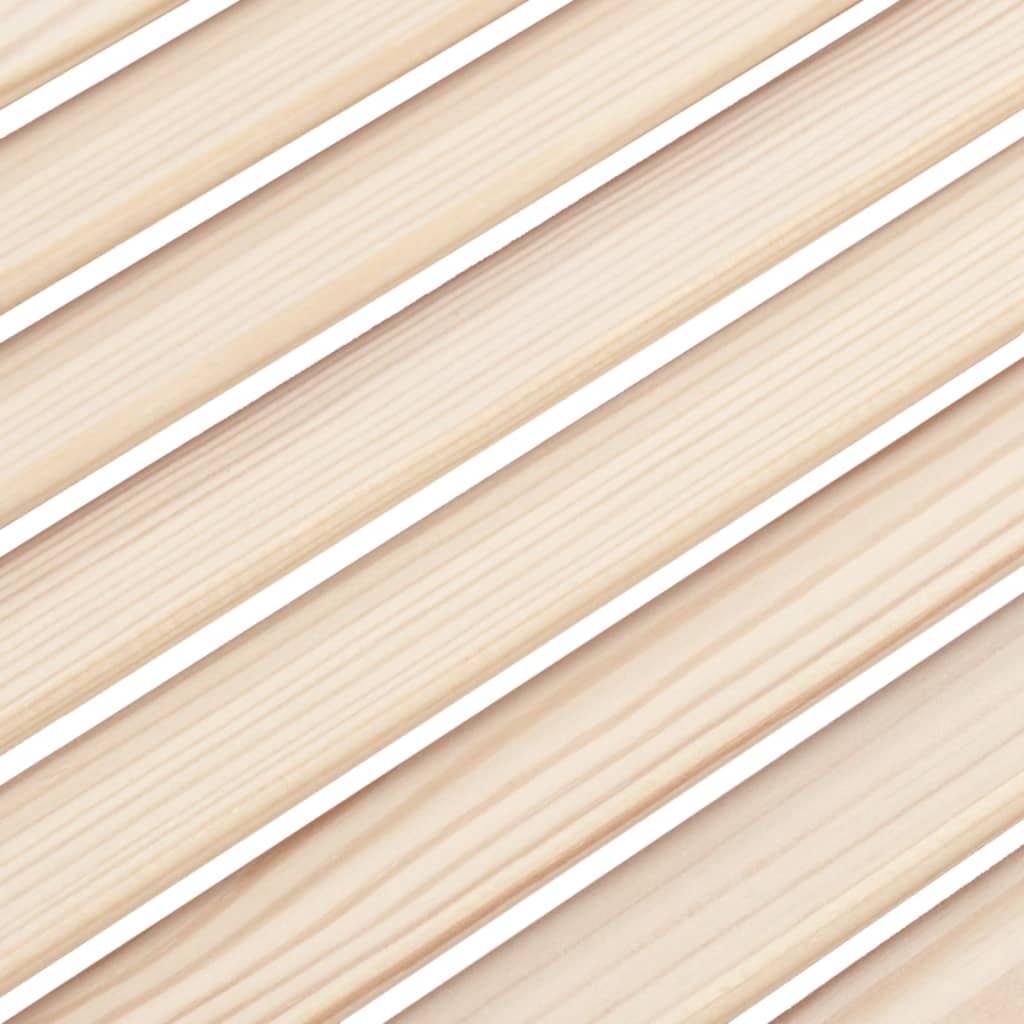 Puerta de armario de lamas 2 uds madera de pino 39,5x39,4 cm