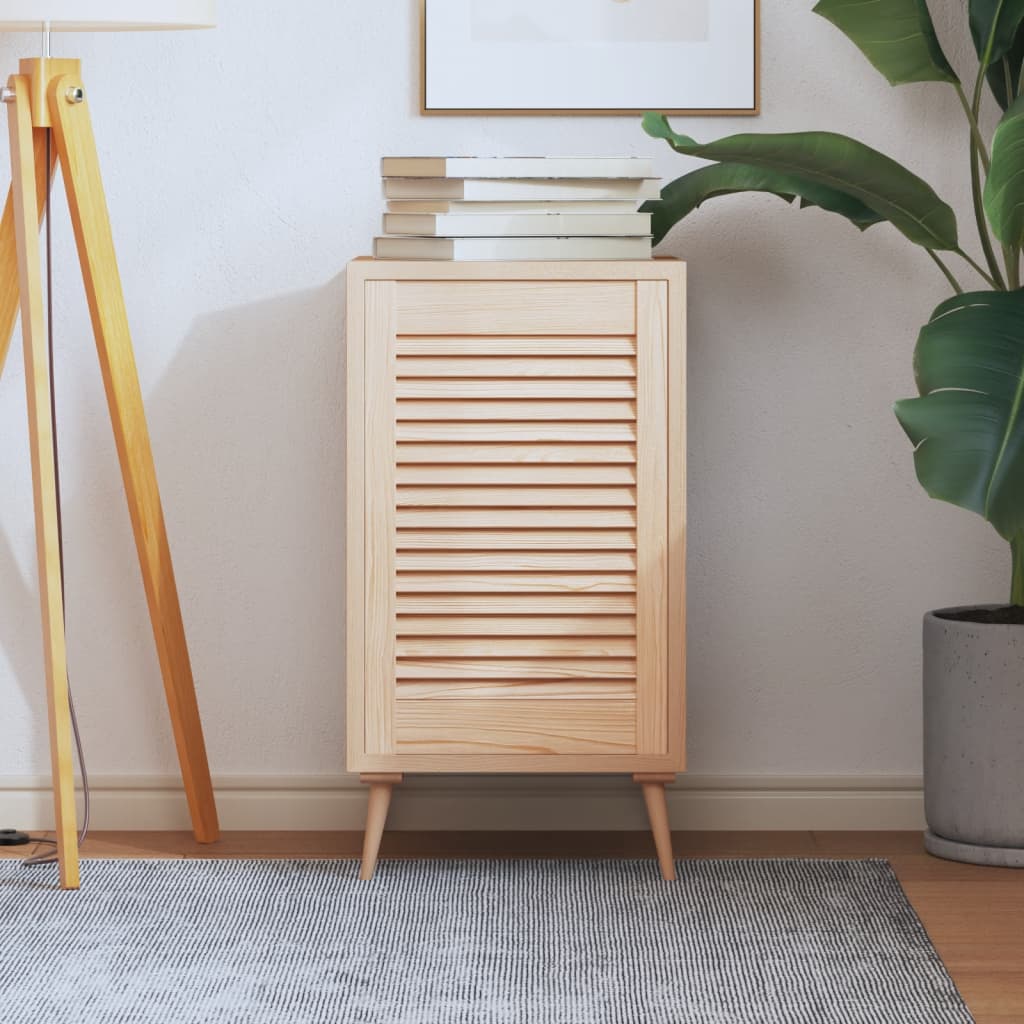 Puerta de armario de lamas 61,5x29,5 cm madera de pino