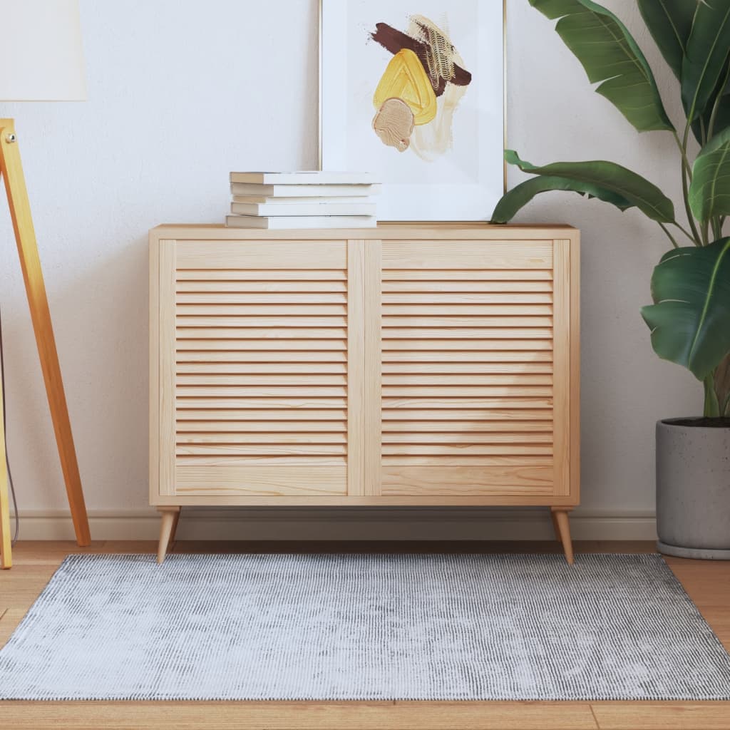Puerta de armario de lamas 2 uds madera de pino 39,5x39,4 cm
