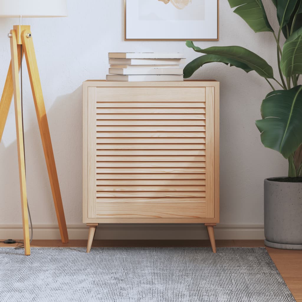 Puerta de armario de lamas 61,5x29,5 cm madera de pino