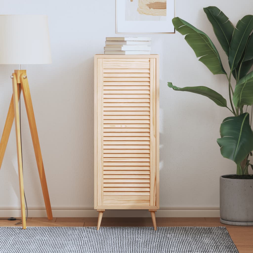 Puerta de armario de lamas 61,5x29,5 cm madera de pino