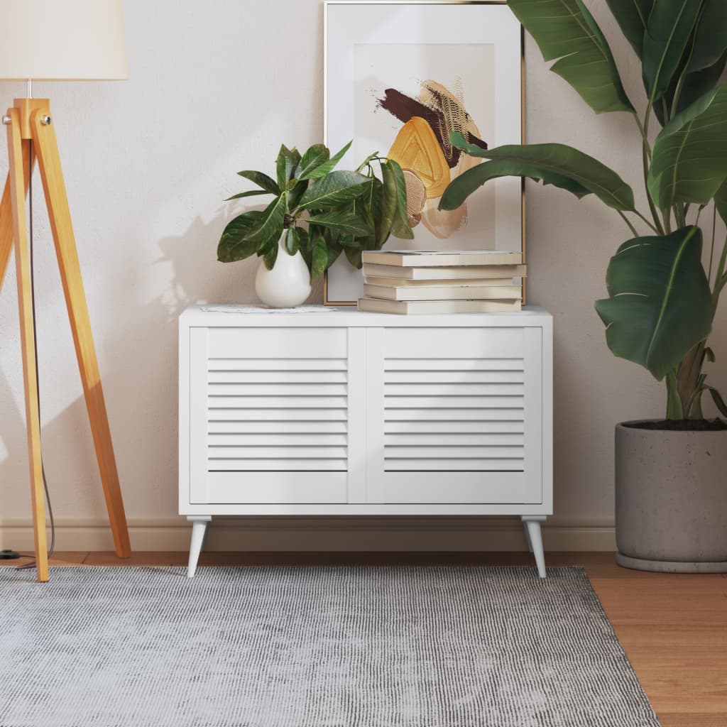 Puerta de armario de lamas 2 uds madera de pino 39,5x39,4 cm