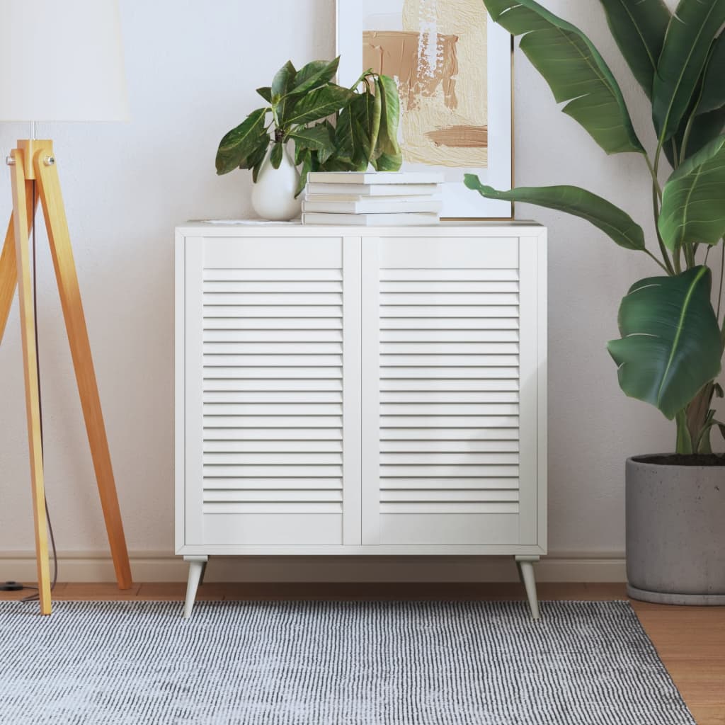 Puerta de armario de lamas 2 uds madera de pino 39,5x39,4 cm