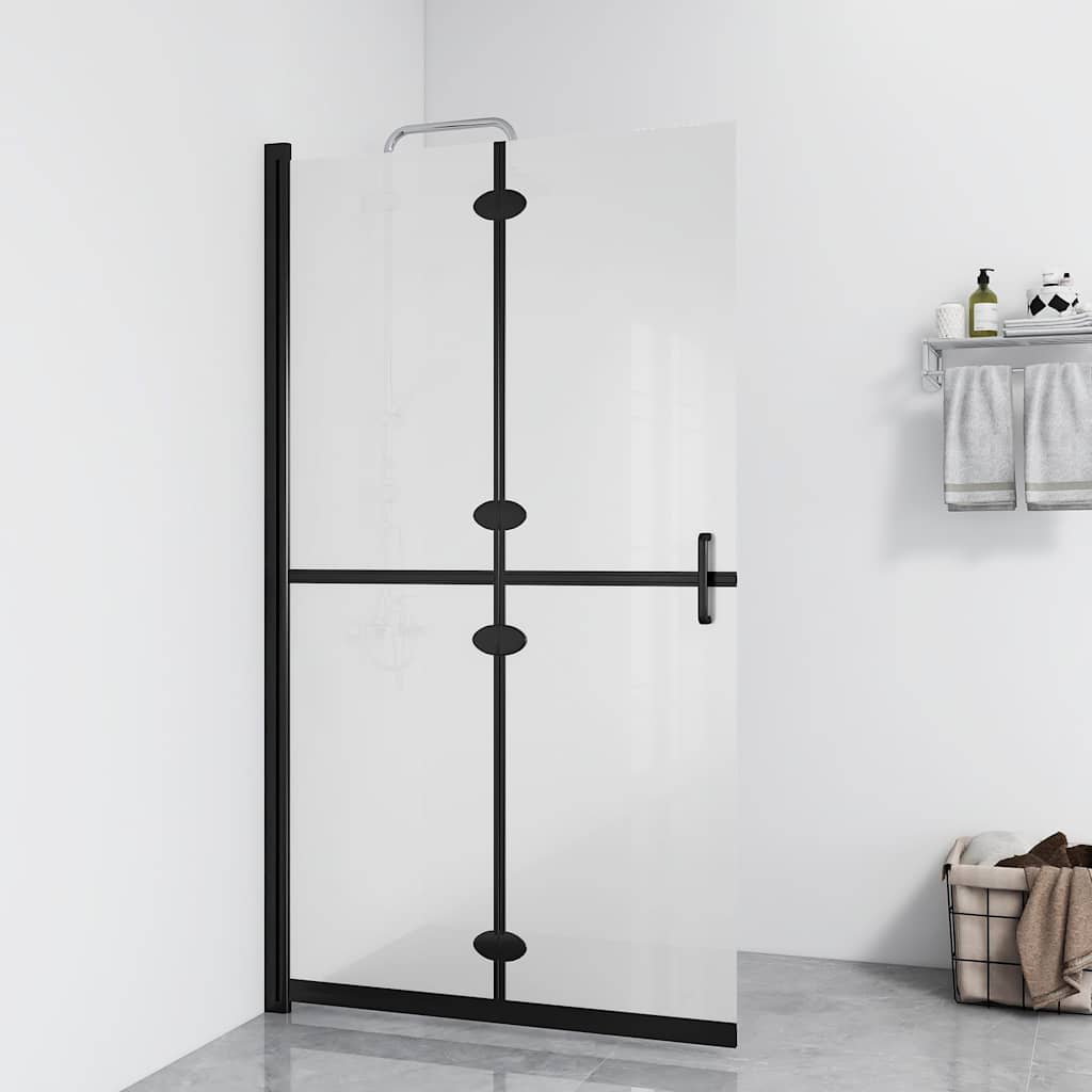 Mampara de ducha accesible vidrio ESG claro 100x195 cm