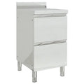 Armario de cocina comercial con 2 cajones 50x60x96 cm
