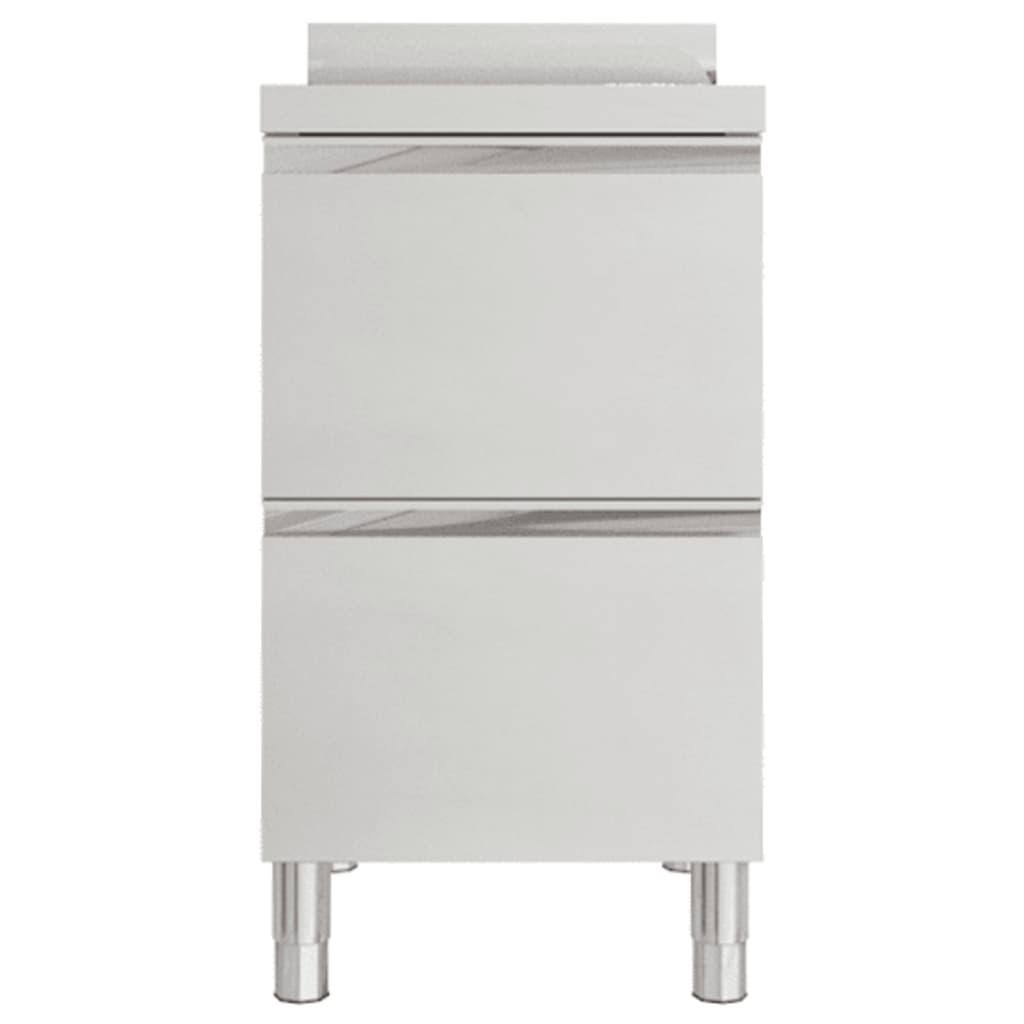 Armario de cocina comercial con 2 cajones 50x60x96 cm